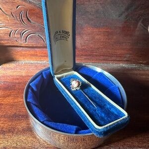 Victorian Revival Cameo Stickpin